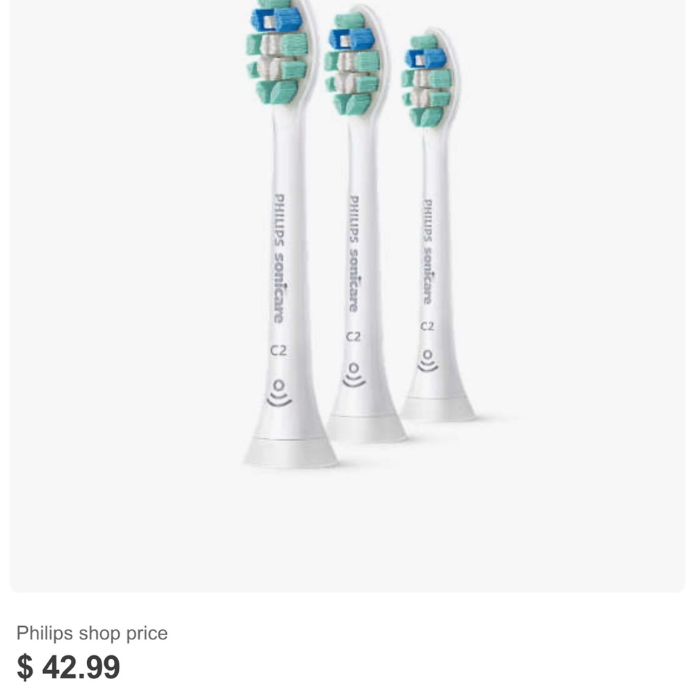 Philips Sonicare Brush Heads 3-pack